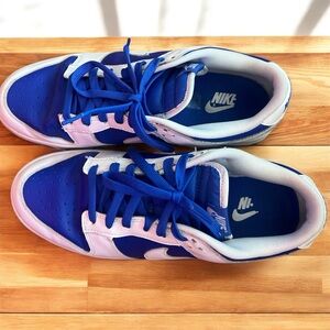 NIKE Low Racer 2022 White Blue Sneakers DD1391-401 Mens Size 10